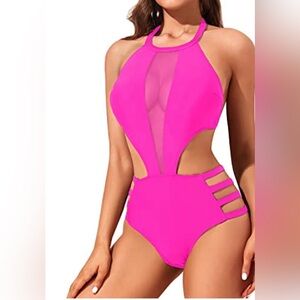 🌴🌴TEMPT ME NEON pink swimsuit